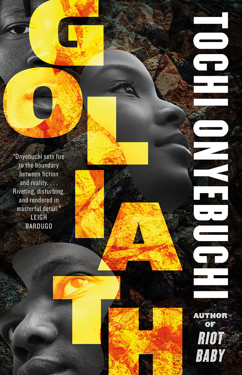 Golaith by Tochi Onyebuchi hardcover jacket book cover