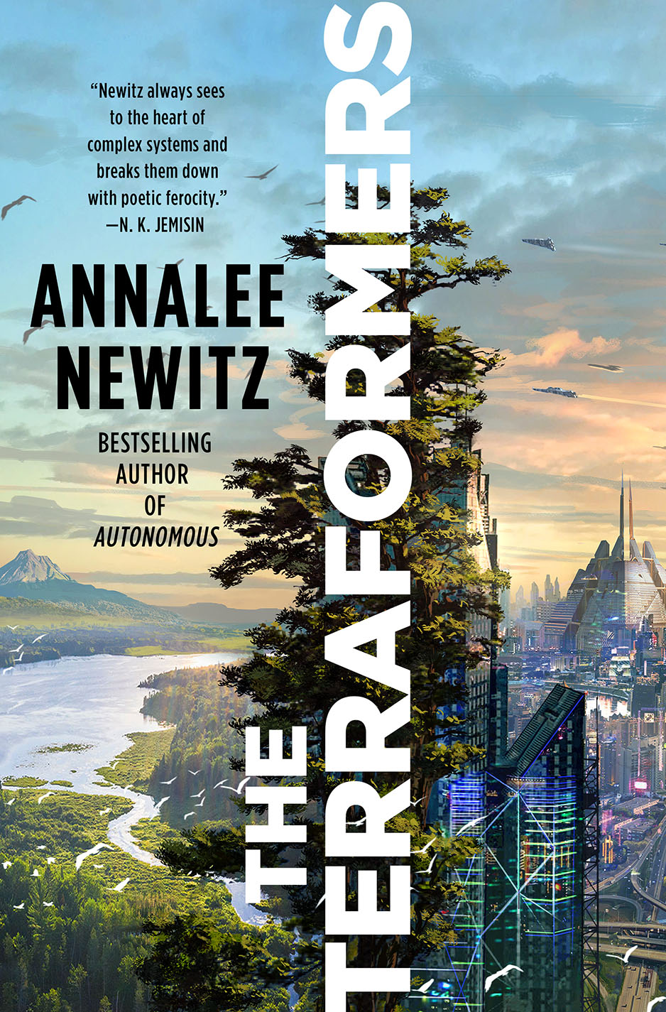 The Terraformers by Annalee Newitz book cover